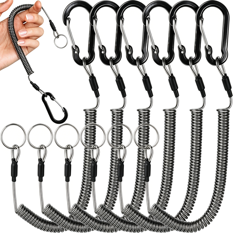Fishing Pliers - 10/1 szt. Wysuwane breloki z linką