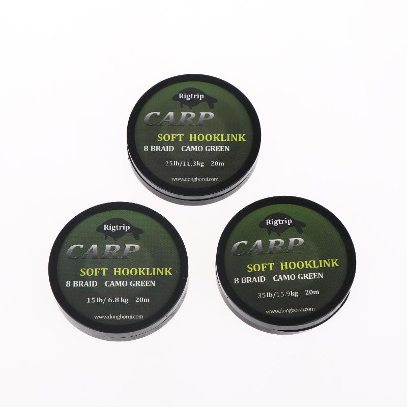 Fishing Equipment Bundle - 20m Linka Karpiowa Wysokiej Wytrzymałości, Oplotka