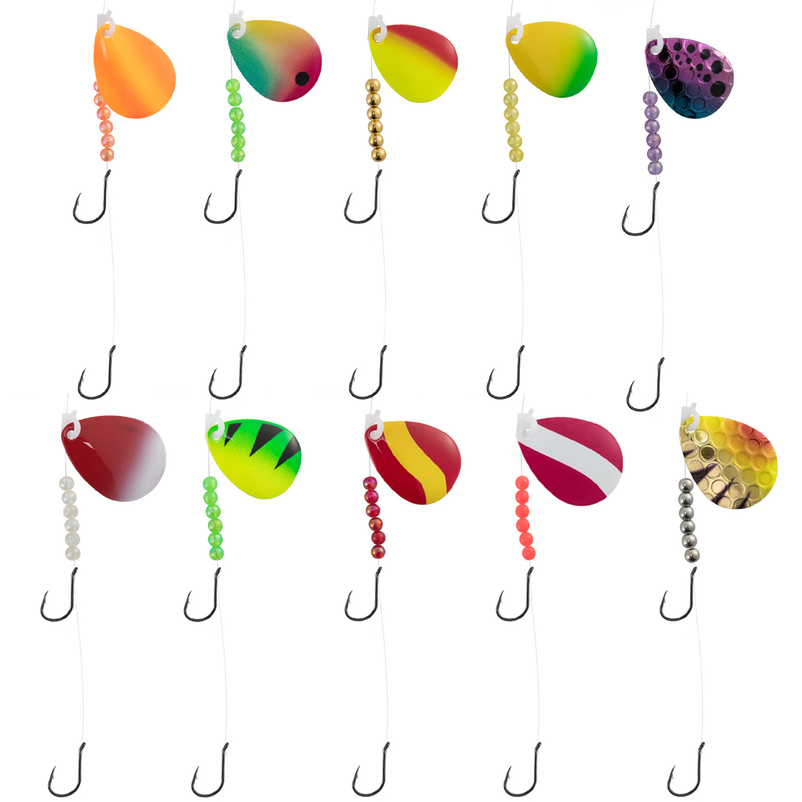 Surf Fishing Equipment - 10 szt. Przyponów spinningowych na szczupaka