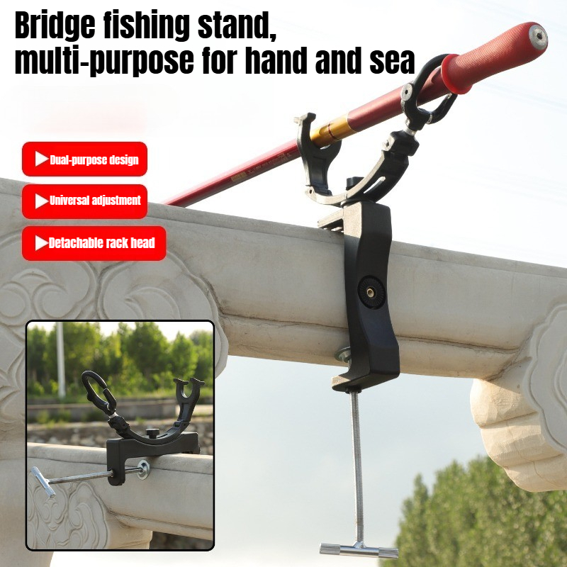 Fishing Equipment Rod - 360 ° Obrotowy, regulowany, wytrzymały stojak