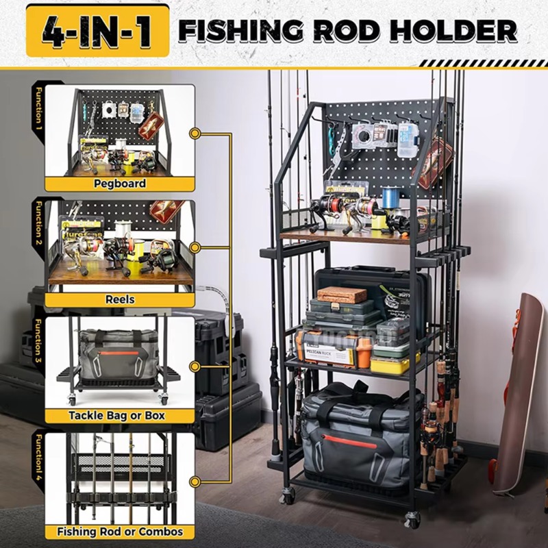 Półka do przechowywania sprzęt – Fishing Equipment Rod recenzja i cena