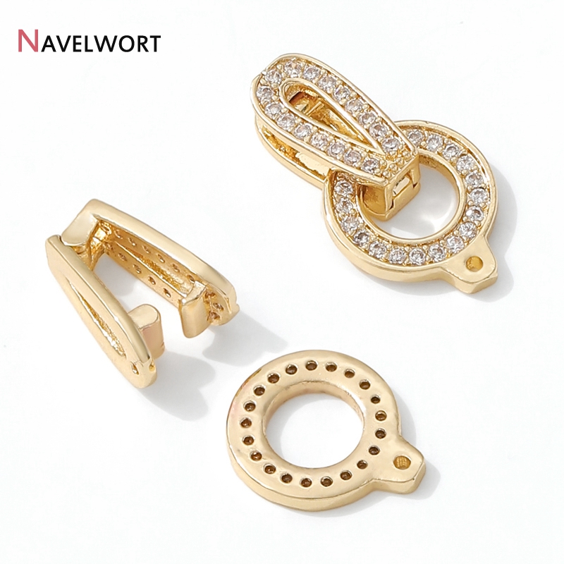 1/2/3 szt. Złote (14K) okrągłe – Circle Hook Set recenzja i cena
